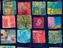 mixed media squares