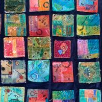 mixed media squares mixed media squares